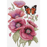 Luca-S counted cross stitch kit "The Scent of Anemones", 20x30cm, DIY Model