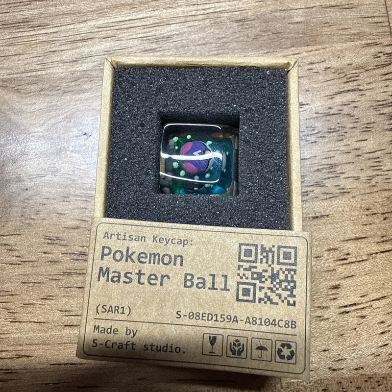 S-Craft MASTER BALL Artisan Pokemon Keycap  new unmounted Model