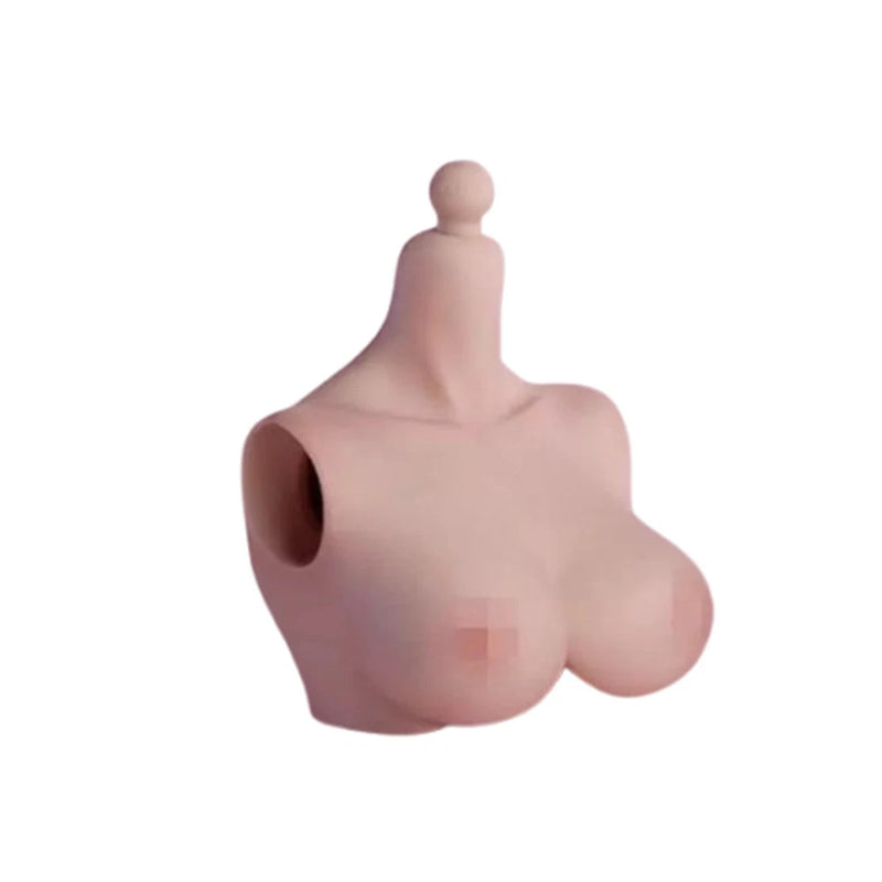 1:6 female E CUP BUST Chest replacement model World-box Pale Suntan FigurenZ Model