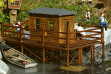 PIKO G-Scale ~ Brads Fishing Cabin, Building Kit ~ 62262 Model