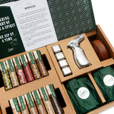Craftly DIY Whiskey & Cocktail Smoker Kit - 6 Wood Chips, 6 Botanicals, 2 Model