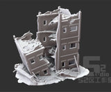 3D Printed - 1/144/350 Scene building building ruins model  model kit-001 Model
