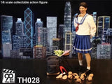 The 90's TH028 Ru Hua Student Girl 1/6 Action Figure Model INSTOCK Model