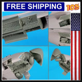 1/72 Scale Die Cast Resin Figure Model Assembly Kit Aircraft Modification Par... Model