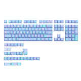136 Key PBT Keycap Set Translucent for Gamers Mechanical Keyboard Precise Typing Model