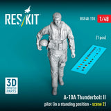 A-10A Thunderbolt II pilot (in a standing position - scene 2) 1:48 RSF48-0118 Model