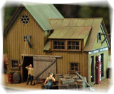 Bar Mills 0402 HO Scale Staton Marine Laser Cut Wood Building Kit Model