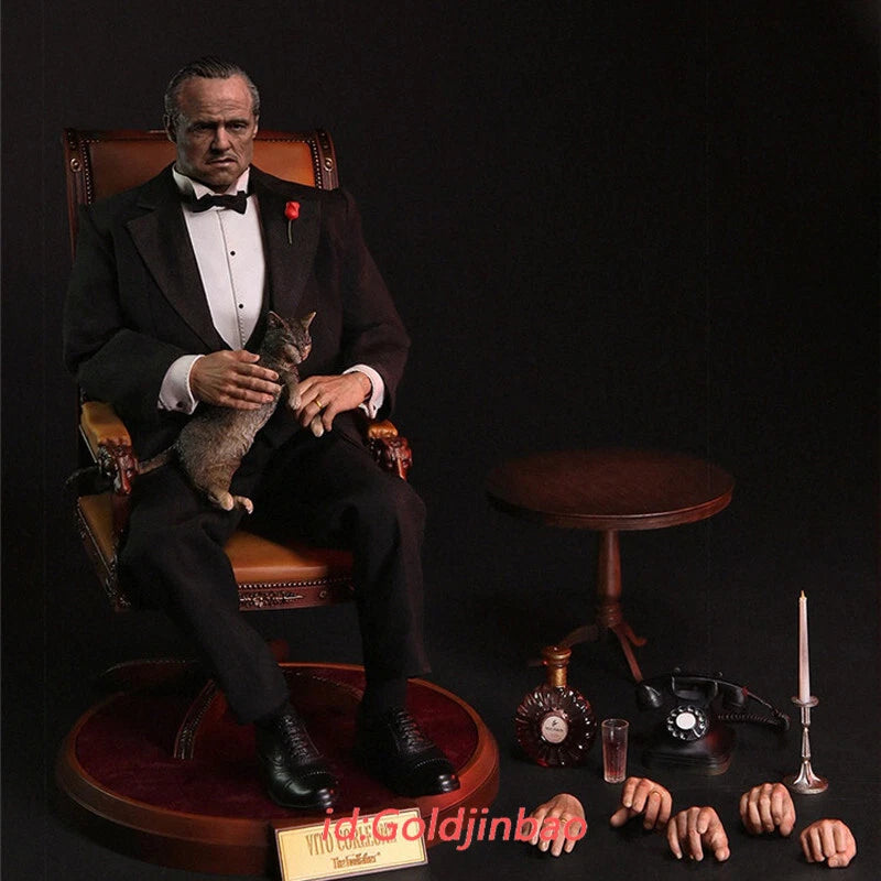 DAMTOYS The Godfather Vito Corleone Action Figure Model In Stock DMS032 1/6 Hot Model