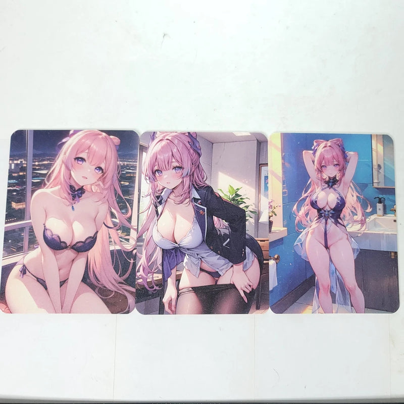 Kokomi Genshin Anime Waifu Art Oversized Board A6 Lot of 3 Model