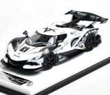 SC 1:64 White Apollo IE Racing Sports Model Diecast Collect Car Model