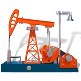 Electric DIY 3D Metal Oil Pump Jack Puzzle Model Kit Mechanical Toys Gift Model