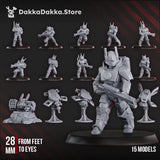 MSC 1st Assault Team (x15) - Pre-Assembled - DakkaDakka Model