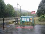 PHOTO  PENRHIWCEIBER RAILWAY STATION & TIMETABLE BOARD 2007 Model