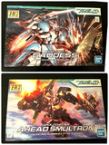 GUNDAM Gaddess & Ahead Smultron 1:144 HG BANDAI Plastic Model Kit SET Model