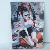 Kurumi SR-33 Waifu Card Anime Girl Matchmaker Wall Art Oversized Board A5 Model