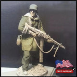 1/16 Die Cast Resin Figure Assembly Kit Model Soldier Unpainted Toys Model