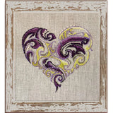 Nimue Cross Stitch counted Chart "Graphic Heart", 202G Model