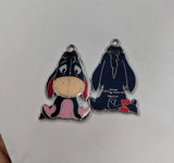 30  PCS Cartoon Enamel Charms Metal Pendants DIY Jewelry Charms
