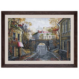Counted Cross Stitch "Old bridge" Embroidery Kit Unprinted ??anvas Nova Sloboda Model