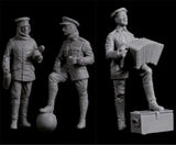 1/35 British & German Christmas Truce RESIN FIGURE MODEL KIT Unassembled Unpaint Model
