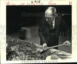1986 Press Photo School Board Superintendent Ben C. DeSpain at at Banquet Model