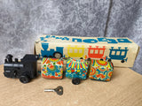RARE VINTAGE USSR Soviet TOY Model  metal Vehicle  circus train Mechanical Model