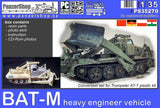 BAT-M Heavy Engineer vehicle Warsaw Pact 1/35 PanzerShop PS35270 resin Trumpeter Model