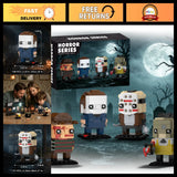 Halloween Horror Action Figures Building Blocks Set - Spooky Toys for Teens & Ad Model