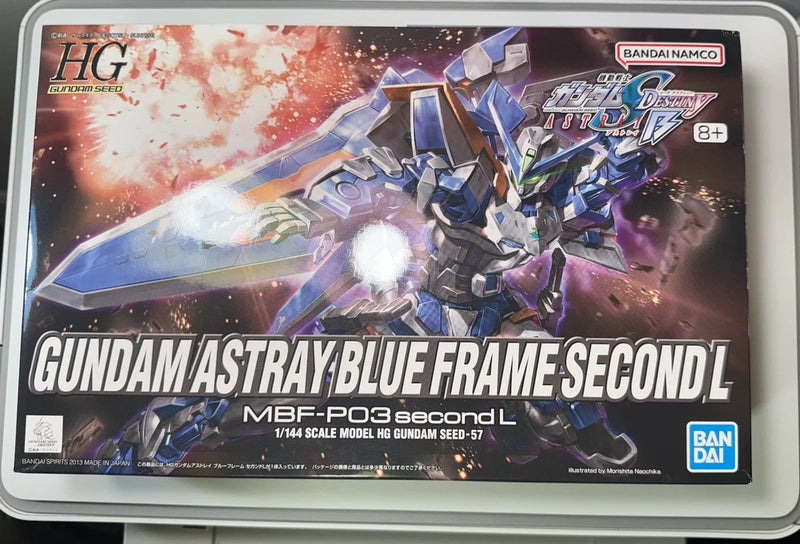 Bandai HG 1/144 Gundam Astray Blue Frame Second L Kit SEED Model