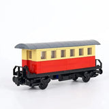 MOC Car Two tone Red and beige cream passenger coach Building Block Model Kit Model