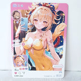 Yoimiya Phone Bedtime Waifu Card Anime Girl Wall Art Oversized Board A5 Model