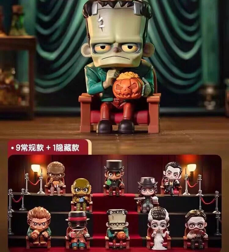 Authentic Universal Monsters Series Blind Box Halloween Confirmed Figure Toy Model