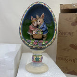 Jim Shore 2006 Heartwood Creek 4007544 DISPLAY OF AFFECTION Easter EGG Diorama Model