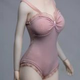 1/6 Pink Swimsuit Band Bikini Dress Clothes Model for 12