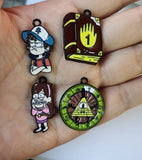 Lot 40 PC Cartoon mix Charm earrings Pendants DIY Jewelry keychains Making Charms