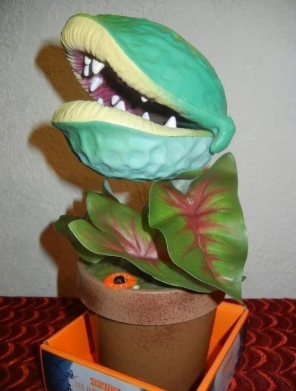 ANIMATED TALKING LITTLE SHOP OF HORRORS AUDREY PLANT HALLOWEEN HORROR DISPLAY Model