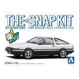Aoshima: 1/32 The Snap Kit Toyota Sprinter Trueno (High-Tech Two Tone) 1/32 Scal Model