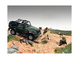 American Diorama AD43004 1/43 "4X4 Mechanics" 2 Piece Diecast Figure Model