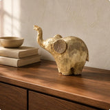 Vintage Elephant Figurine Resin Sculpture for Living Room Model