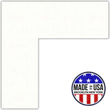ArtToFrames Custom White Porcelain Picture Photo Frame Mat Matting Board SM Model