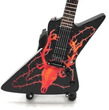 Mini ELK SKULL Guitar For METALLICA JAMES HETFIELD GIFT And Free Display Stand Model