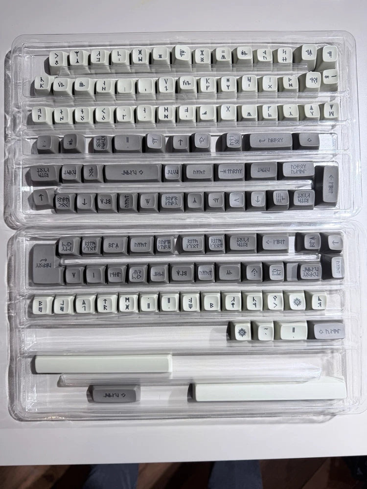 DROP + The Lord of the Rings MT3 Dwarvish Hardcore Base Kit Keycaps PBT MX New Model
