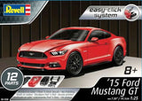 Revell 85-1238 2015 Ford Mustang GT Model Car Kit 1:25 Scale 12-Piece Skill Leve Model