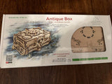 UGears Antique Box Mechanical Models Puzzle Kit Wooden 3D Model Jewelry Box Kit Model