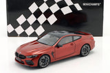 1/18 BMW M8 (F92) 2020 Red Metallic Diecast Model Car by Minichamps 110029020 Model