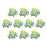 10pcs Light Blue Keyboard Switches 3-Pin 35gf Linear Keyboard Switch Replacement Model