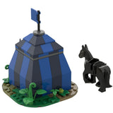 MOC-86186 Medieval Tournament Tent 143 Pieces Building Blocks Toys Set Model