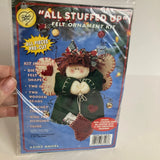 Whats New All Stuffed Up Felt Ornament Kit Angel 63103 Pre Cut 14 Model