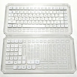 Nuphy Gaming Keyboard WoB nSA PBT Low Profile Keycap Set White Used Model