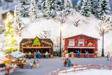 Faller 272021 N Christmas Market Stalls Building Kit (Set of 2) Model